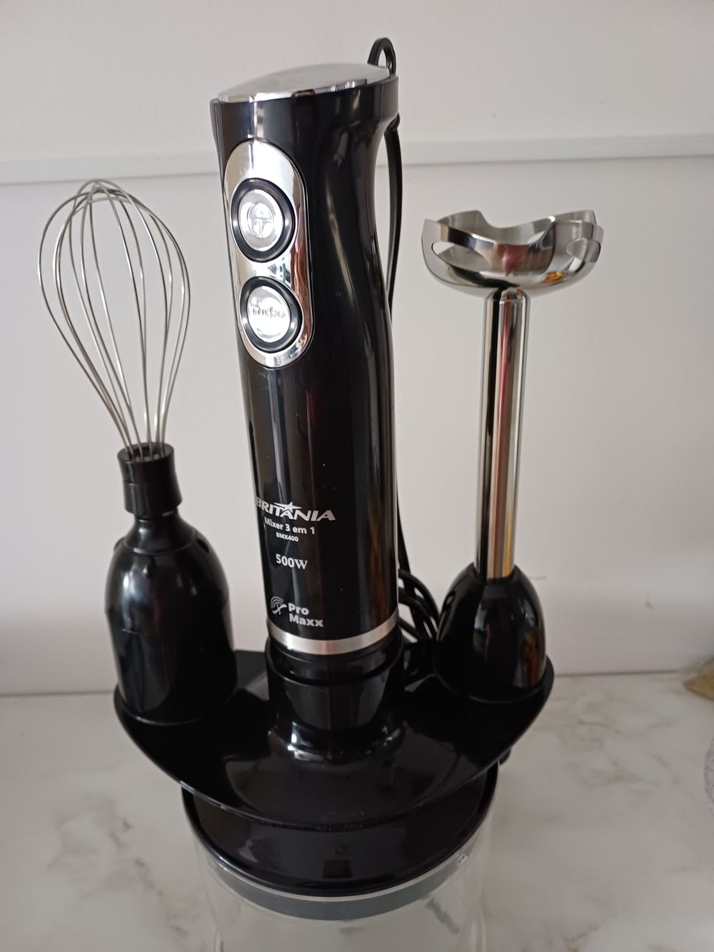 Mixer Britânia BMX400P 3 em 1 400W - Preto | Casas Bahia