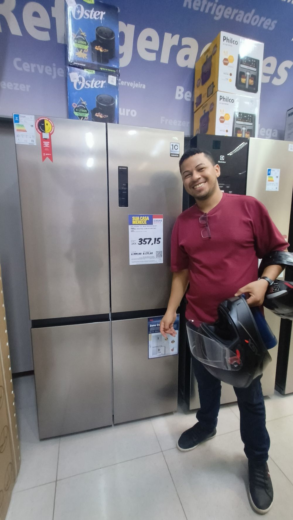 ヒロ様リクエスト【新品】WINTEN WTC400 512GB【複数在庫有】4 Geladeira TCL Multidoor C589CDN1 Frost Free, Twin Eco Inverter