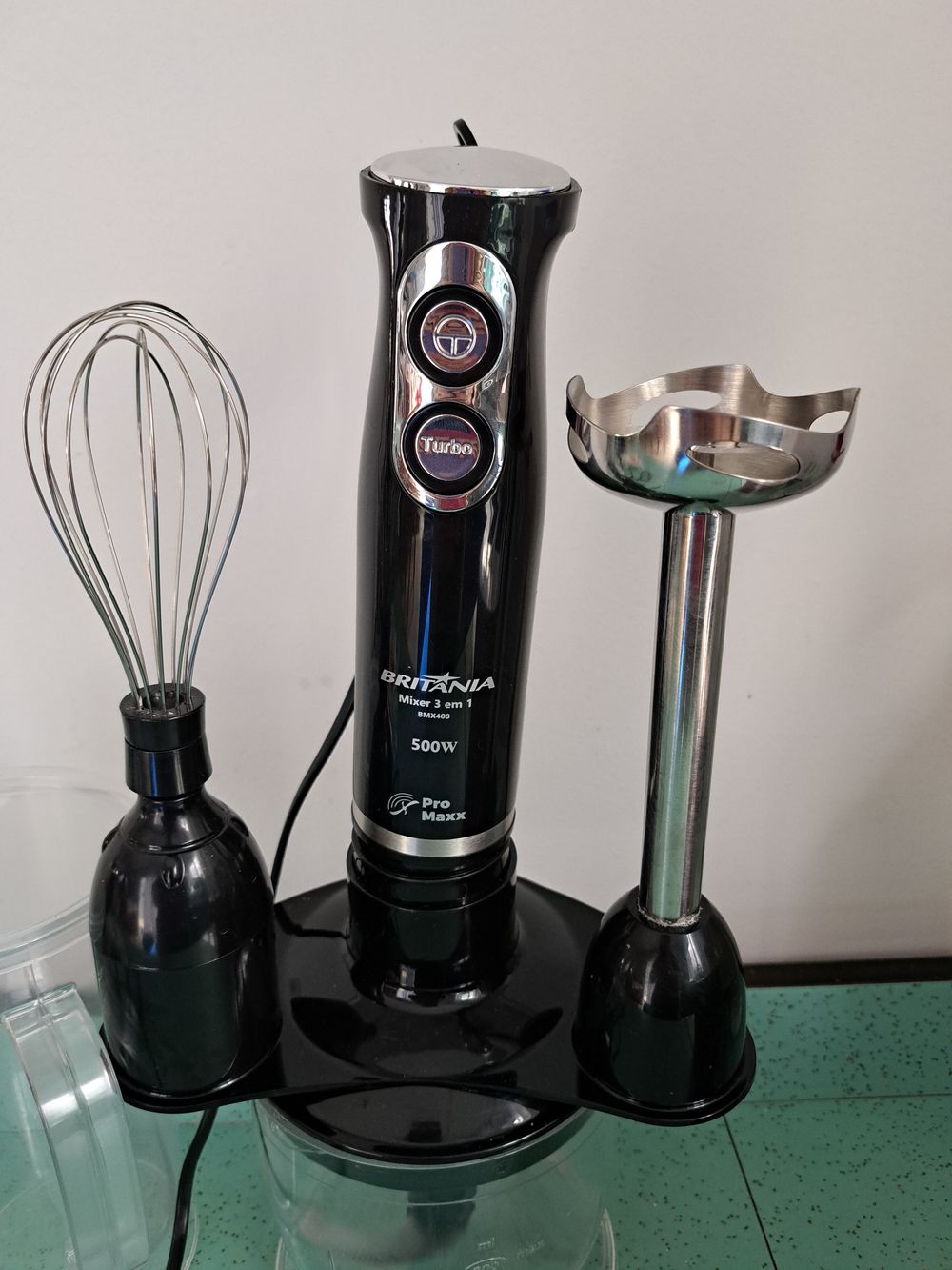 Mixer Britânia BMX400P 3 em 1 400W - Preto | Ponto