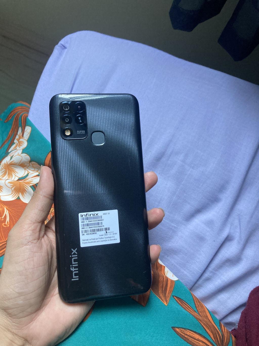 Smartphone Infinix Hot 11 Preto 128GB, | Casas Bahia