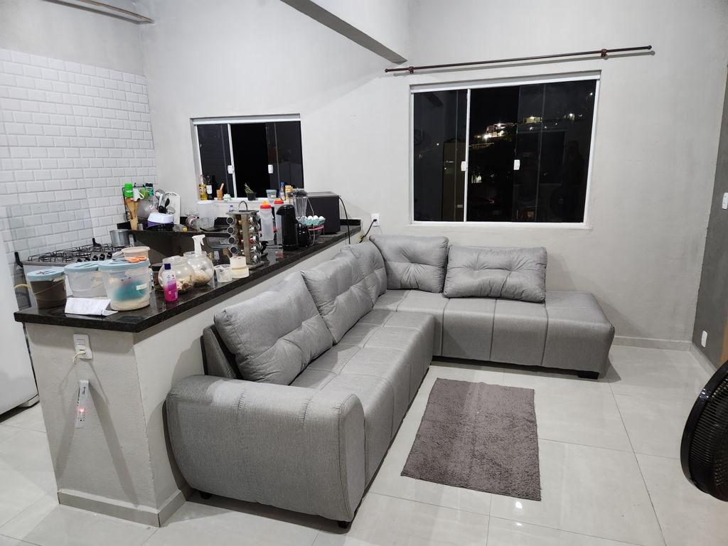 Sofá de Canto 6 Lugares Hellen Lugano com Revestimento | Casas Bahia