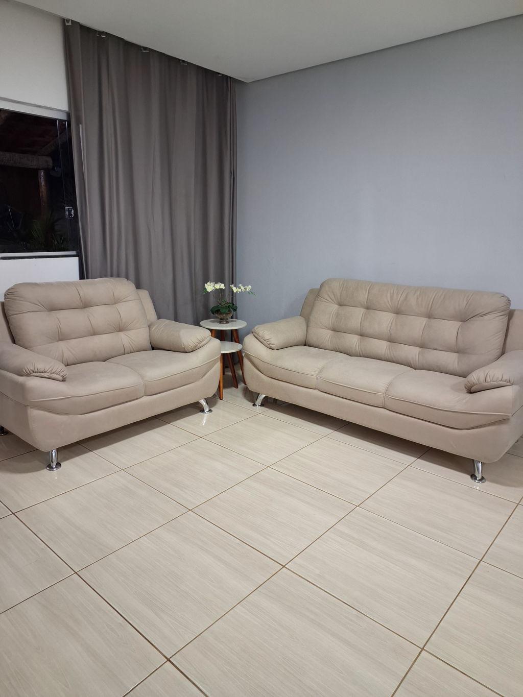 Sofá 2 Lugares Linoforte Mercury Revestido em | Casas Bahia