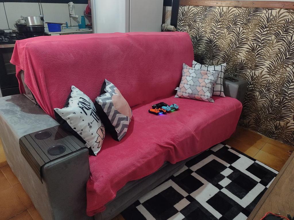 Sofá 4 Lugares Luizzi Colombo Retrátil e Reclinável, | Casas Bahia