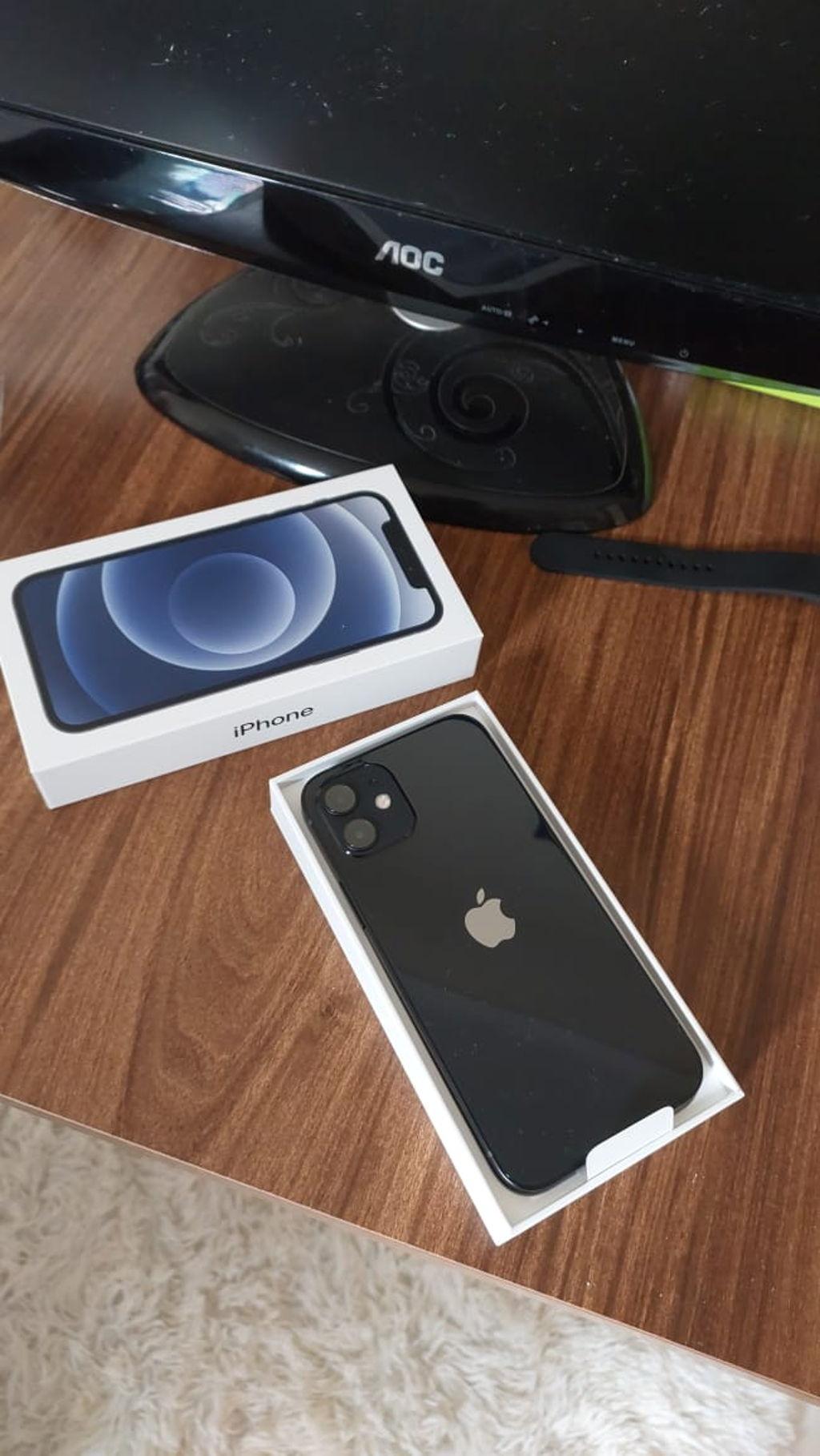 iPhone 12 Apple 64GB Preto Tela de 6,1”, | Casas Bahia