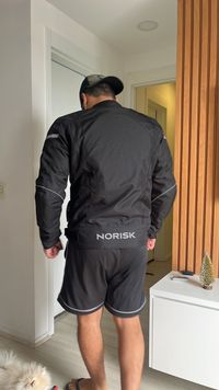 Jaqueta Norisk Tornado - Preto (Impermeável) - Grid Motors