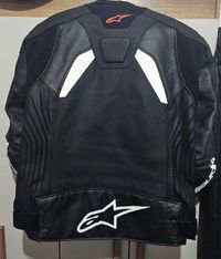 Jaqueta Alpinestars GP Plus V4 Preto/Branco - Grid Motors