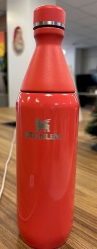 Garrafa Térmica Slim Bottle Hot Coral Gloss | Stanley – Stanley